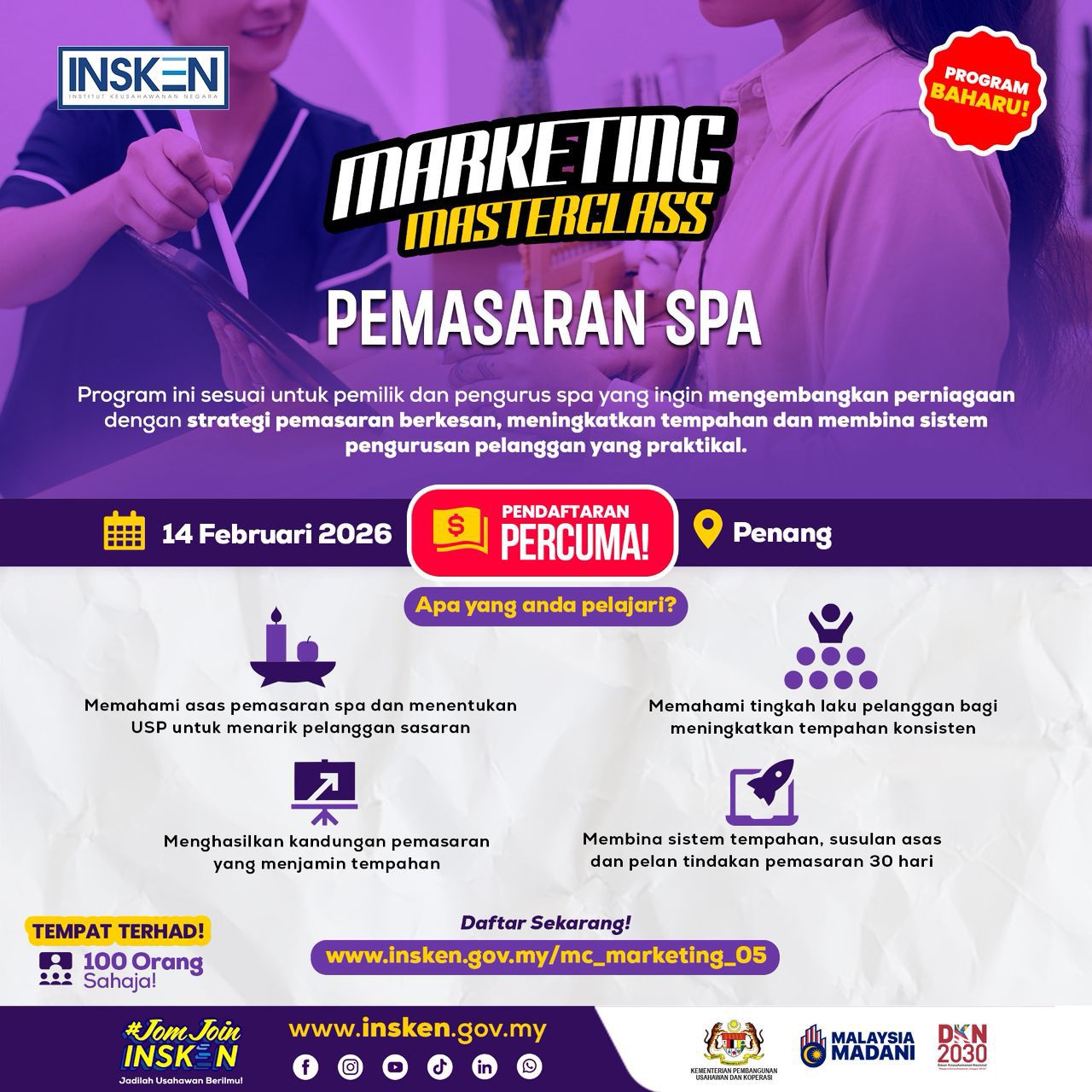 MOFA (M) - Pemasaran Spa (From Empty Slot to Fully Booked Spa)