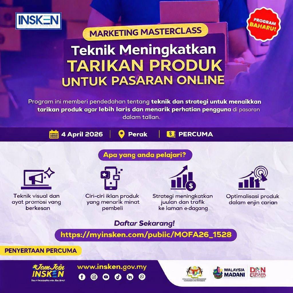MOFA (M) - Teknik Meningkatkan Tarikan Produk untuk Pasaran Online