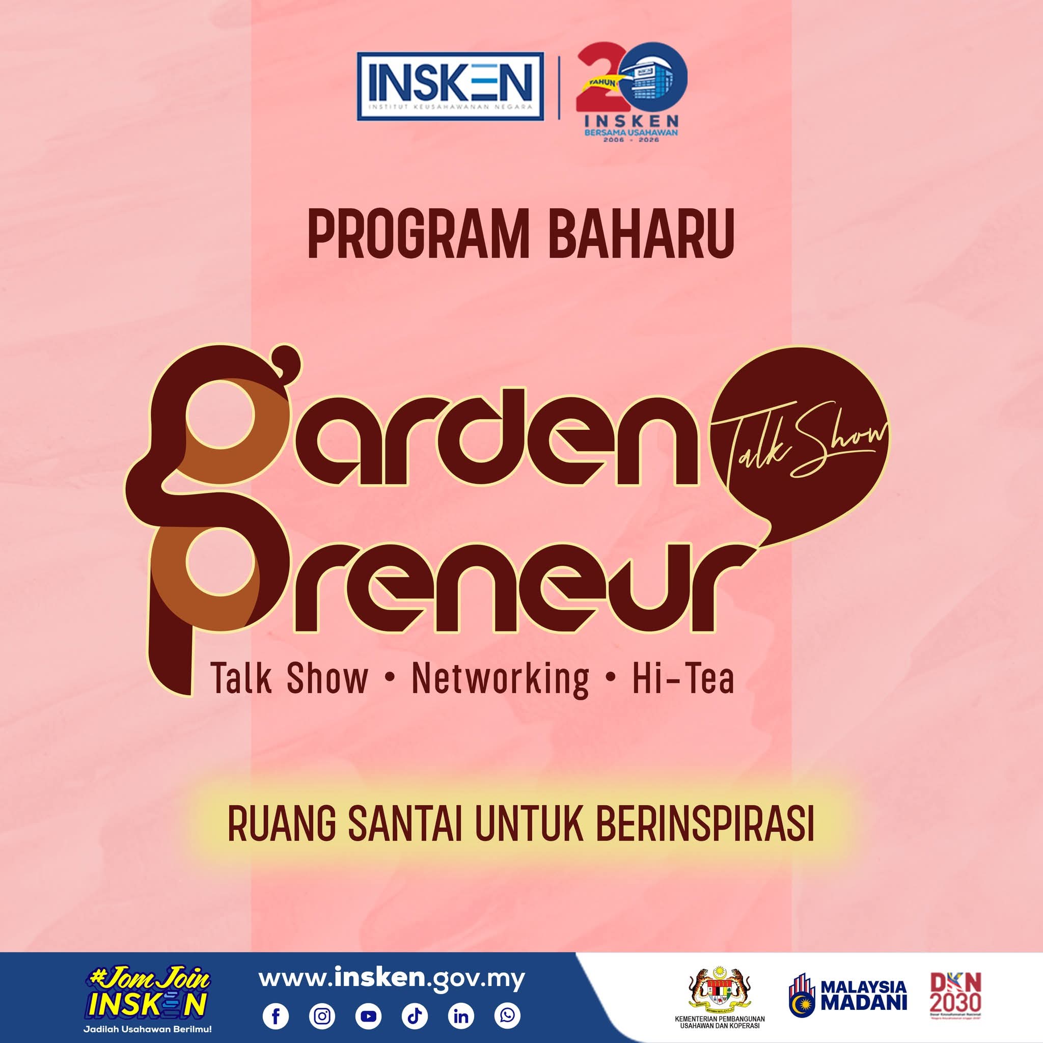 Gardenpreneur Hi-Tea Experience Talk Show INSKEN 2026